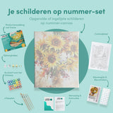 Schilderen op Nummer Prachtige Zonnebloemen