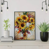 Schilderen op Nummer Prachtige Zonnebloemen