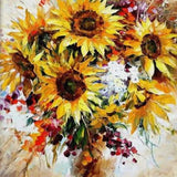 Schilderen op Nummer Prachtige Zonnebloemen