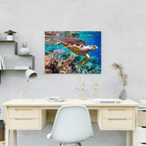 Schilderen op Nummer Schildpad Zee