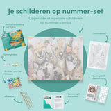 Schilderen op Nummer Selfie Honden