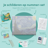 Schilderen op Nummer Sterrennacht