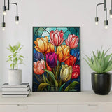 Schilderen op Nummer Stralende Tulpen in Volle Bloei