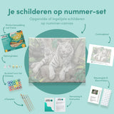 Schilderen op Nummer Tijgers