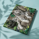 Schilderen op Nummer Tijgers