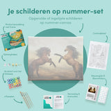 Schilderen op Nummer Twee Paarden