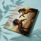 Schilderen op Nummer Twee Paarden