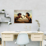 Schilderen op Nummer Twee Paarden