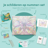 Schilderen op Nummer Vlinder