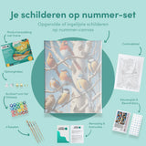 Schilderen op Nummer Vogels in een Boom vol Leven