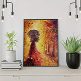 Schilderen op Nummer Vrouw Herfst