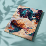 Schilderen op Nummer Vrouw met Luipaard