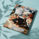 Schilderen op Nummer Vrouw met Wolf