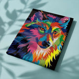 Schilderen op Nummer Wolf