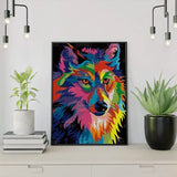 Schilderen op Nummer Wolf