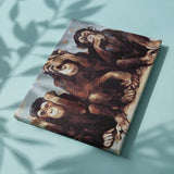 Schilderen op nummer 3 Apen