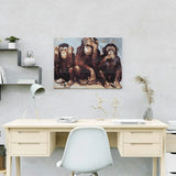 Schilderen op nummer 3 Apen