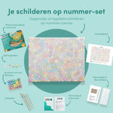 Schilderen op nummer Abstracte Bloemen