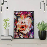 Schilderen op nummer Abstracte Vrouw