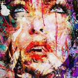 Schilderen op nummer Abstracte Vrouw