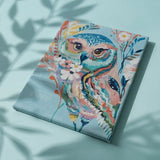 Schilderen op nummer Blauwe Uil