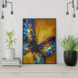 Schilderen op nummer Blauwe Vlinder