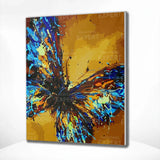 Schilderen op nummer Blauwe Vlinder