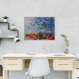 Schilderen op nummer Bloemen met Aardbei