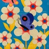 Schilderen op nummer Bloemetjes met Vlinder