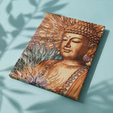 Schilderen op nummer Boeddha Bruintinten