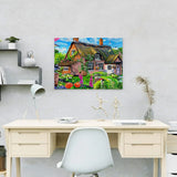 Schilderen op nummer Boerderij Huisje