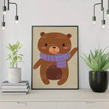 Schilderen op nummer Bruine Beer