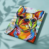 Schilderen op nummer Bulldog  Vrolijke Kleuren