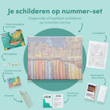 Schilderen op nummer Donkere Stad