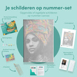 Schilderen op nummer Elegante Vrouw