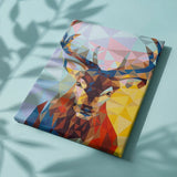 Schilderen op nummer Gekleurd Hert