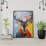 Schilderen op nummer Gekleurd Hert