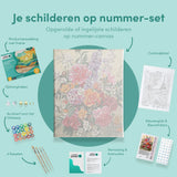Schilderen op nummer Gekleurde Bloemen Boeket