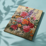 Schilderen op nummer Gekleurde Bloemen Boeket