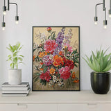 Schilderen op nummer Gekleurde Bloemen Boeket