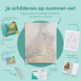 Schilderen op nummer Gitaar