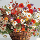 Schilderen op nummer Kamille in een Mandje