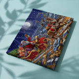 Schilderen op nummer Kerstman en Rendier