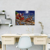 Schilderen op nummer Kerstman en Rendier