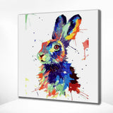 Schilderen op nummer Kleurrijk Konijn