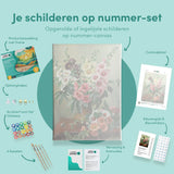 Schilderen op nummer Kleurrijke Bloemen