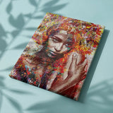 Schilderen op nummer Kleurrijke Vrouw Abstract