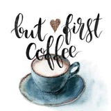 Schilderen op nummer Koffie - But First Coffee