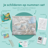 Schilderen op nummer Koffie