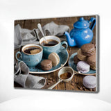 Schilderen op nummer Koffie